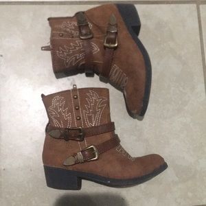 Toddler cow girl boots